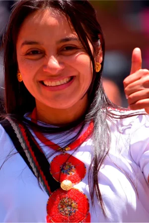 Ati QuiguaConcejala de Bogotá, Lideresa indígena.